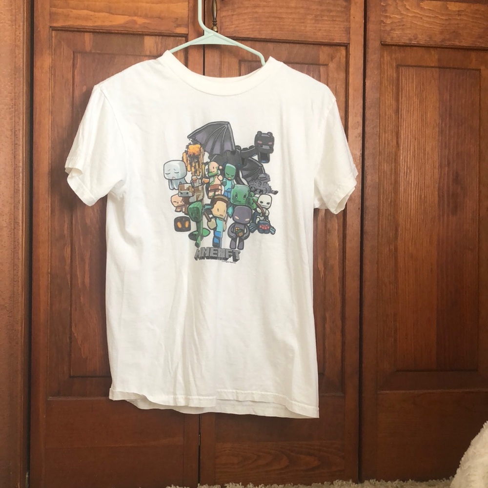 2013 Official White Minecraft Short Sleeve Tee